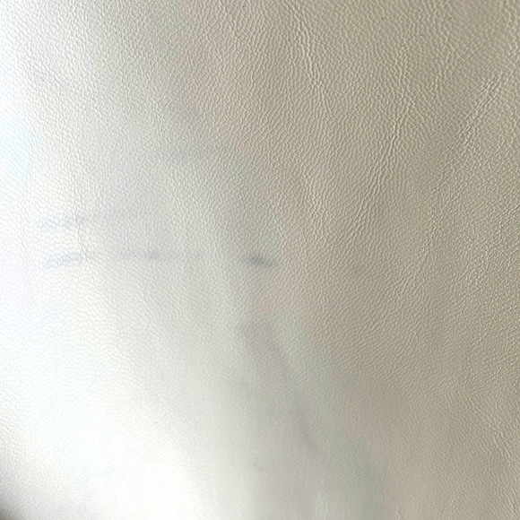 NWT Cream Faux Leather Pant  Size: Large - Picture 11 of 11